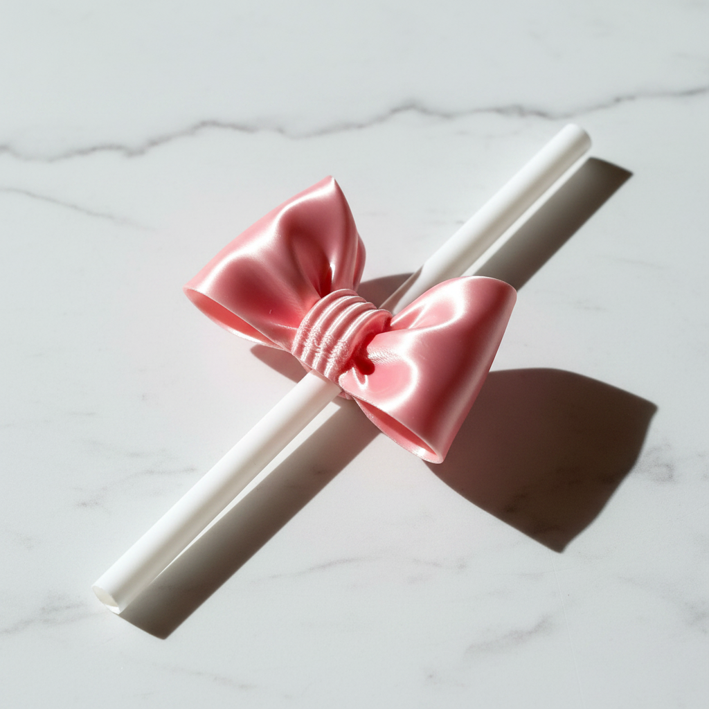 Bow Straw Topper